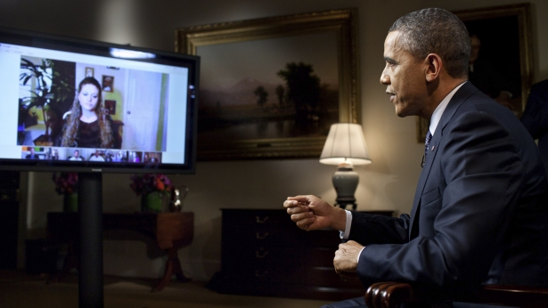 hangout obama