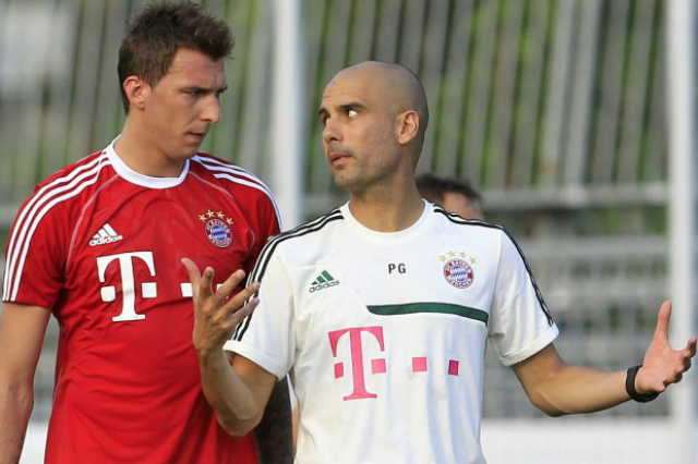 mandzukic y guardiola