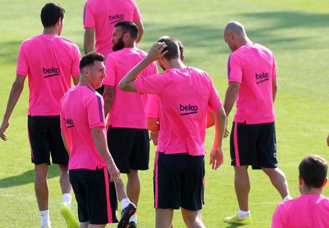 ENTRENO BARÇA. FOTO: © Ignasi Paredes