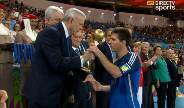 messi mvp brasil 2014