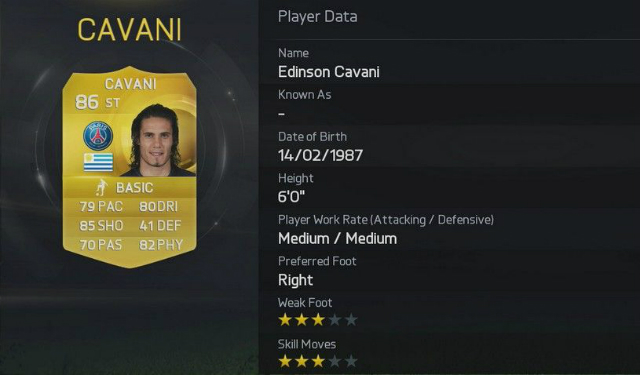 cavani fifa