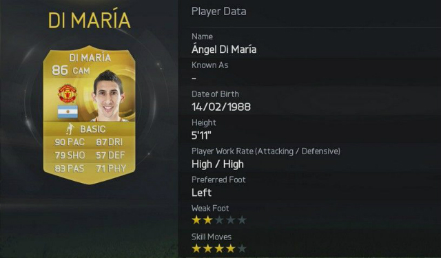 di maria fifa