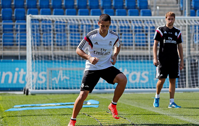 entrenamiento chicharito madrid 3