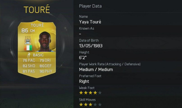 yaya fifa