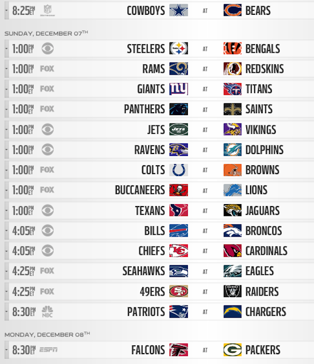 semana 14 nfl