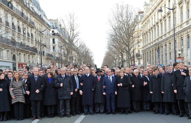 Paris/ Demonstration gegen Terror