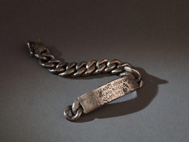 Antoine de Saint-Exupery's identity bracelet, worn in 1944   (Non-Morgan, Estate of Antoine de Saint-ExupÈry)