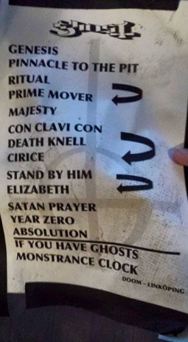 ghostsetlist