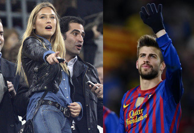 Piqué y Refaeli juntos 