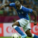 Mario Balotelli con la Selección de Italia