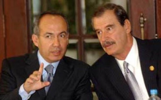 expresidentes Calderón y FOx