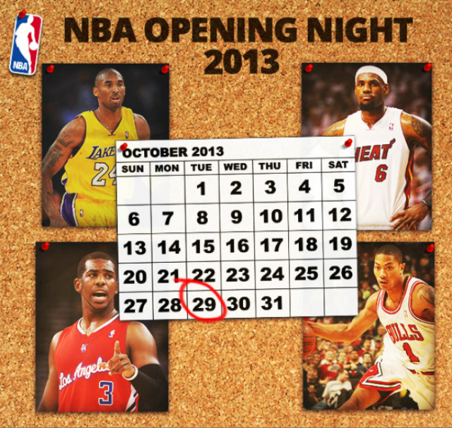 chale un ojo al calendario 2013 2014 de la NBA Sopitas