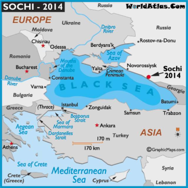 Distancia moscu sochi