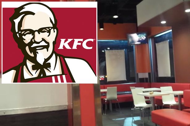 Pone Vedeo - KFC pone video porno en un restaurante mientras todos comen - Sopitas.com