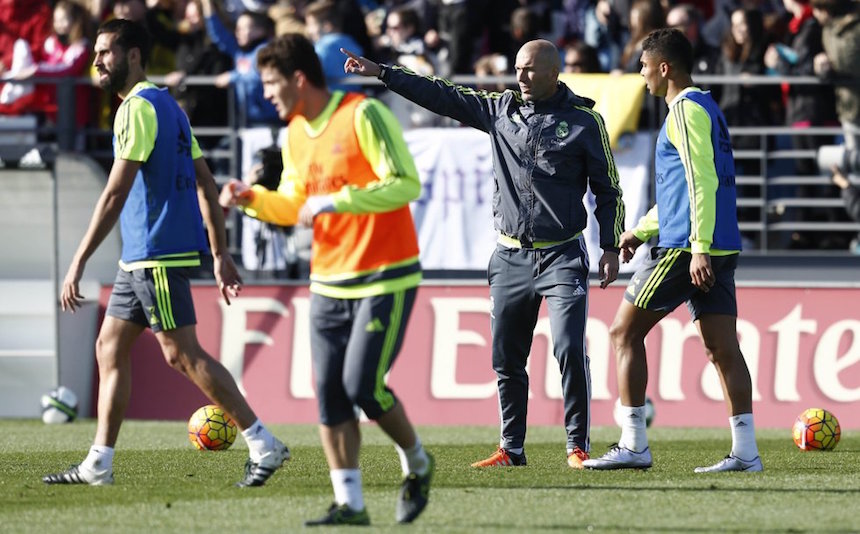 zidane primer entrenamiento real madrid 9