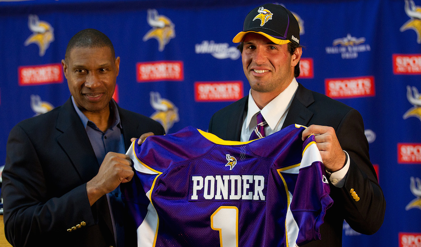 christian ponder draft vikings