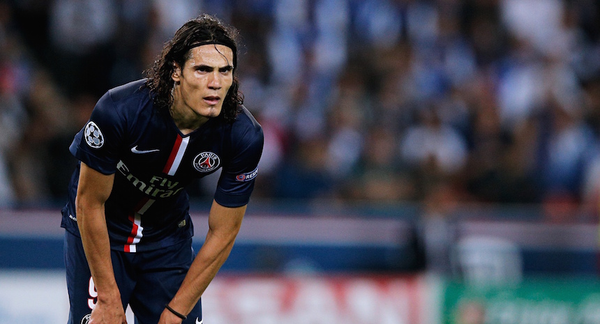 Cavani con Paris Saint Germain