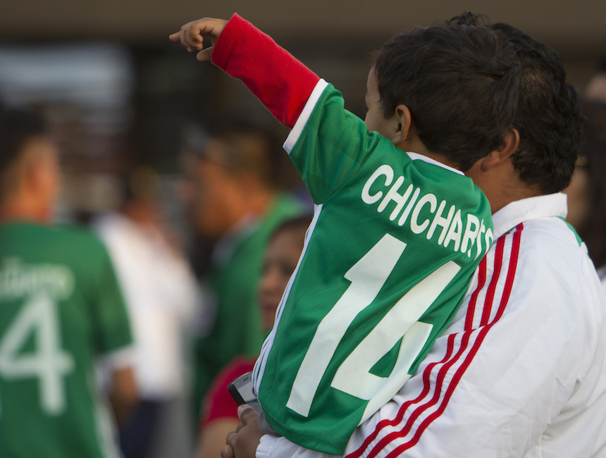 Photo before the match Mexico vs Canada, Corresponding the CONCACAF qualifying for the FIFA World Cup Russia 2018 at Aztec Stadium, Mexico City, Mexico. Foto previo al partido Mexico vs Canada, Correspondiente a las eliminatorias de la CONCACAF para la Copa Mundial de la FIFA Rusia 2018 en el Estadio Azteca, Ciudad de Mexico, Mexico, en la foto: Fans 29/03/2016/MEXSPORT/Bernardo Maldonado.