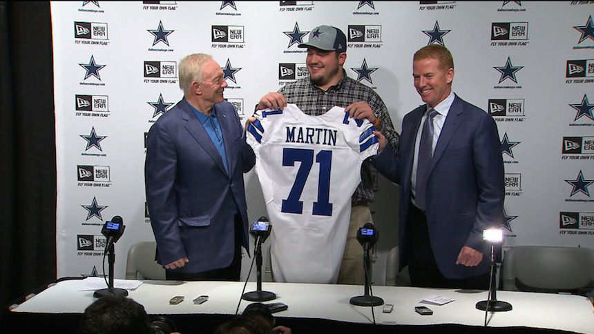 zack martin draft cowboys