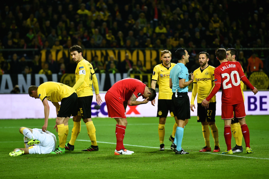 Borussia Dortmund v Liverpool - UEFA Europa League Quarter Final: First Leg