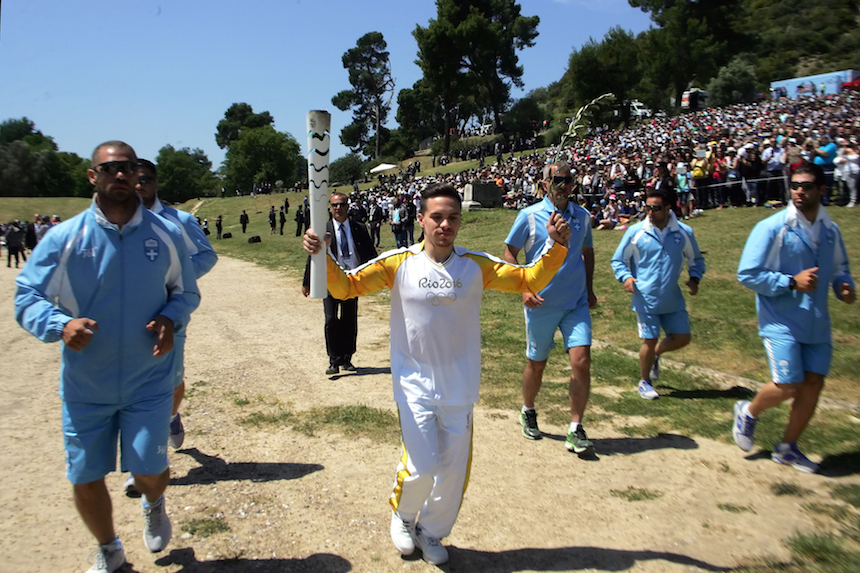 Lighting Ceremony Of The Olympic Flame