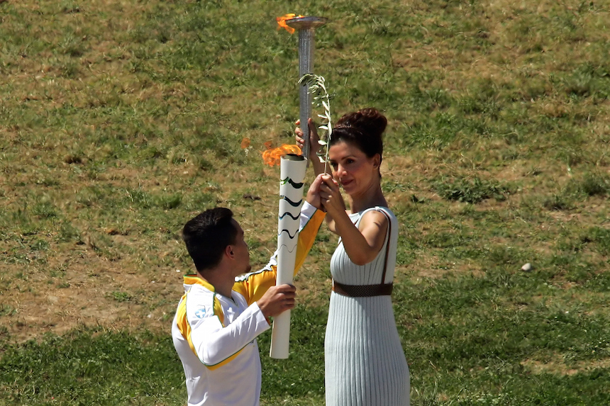 Lighting Ceremony Of The Olympic Flame