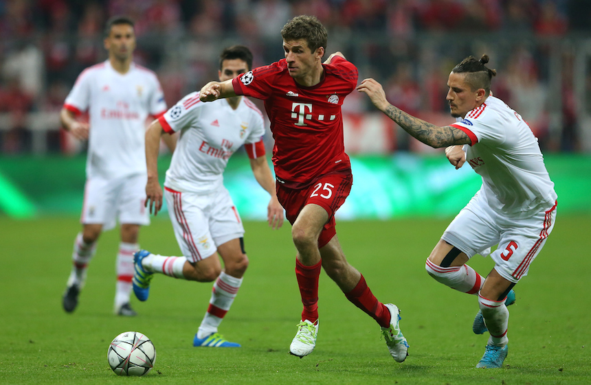 FC Bayern Muenchen v SL Benfica - UEFA Champions League Quarter Final: First Leg