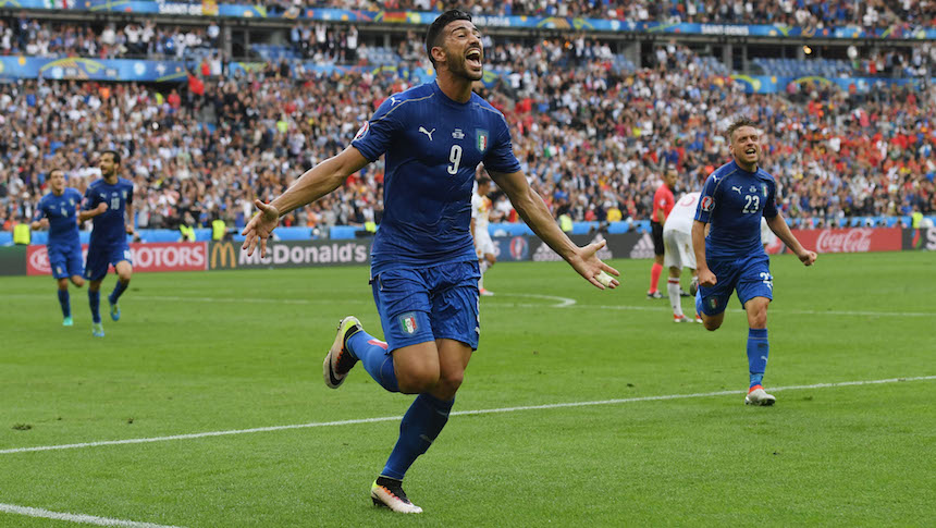 Graziano Pelle - Italia vs España.