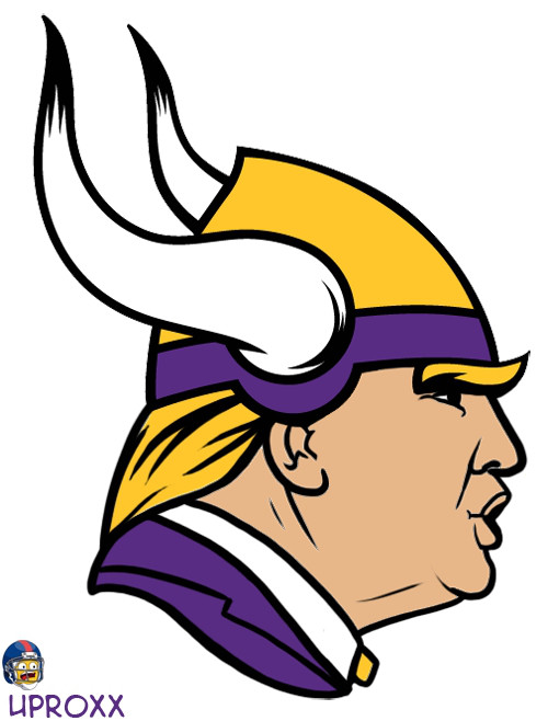 logo vikings trump