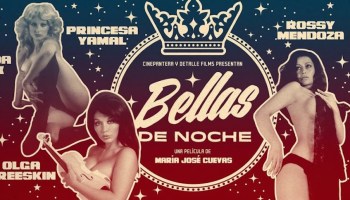 Cartel promocional del documental "Bellas de Noche"