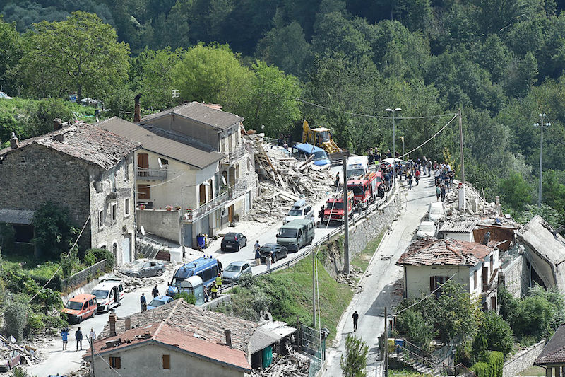 así quedaron las zonas afectadas de Italia tras el terremoto de 6.2 grados