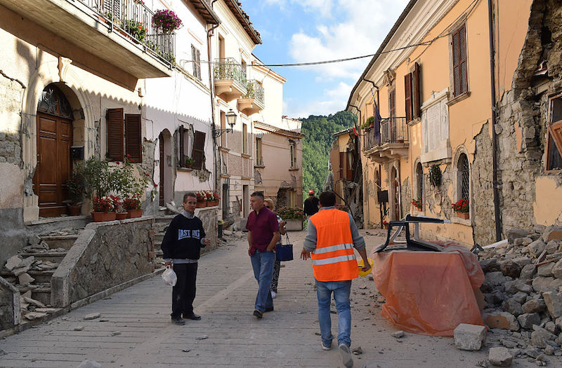 así quedaron las zonas afectadas de Italia tras el terremoto de 6.2 grados