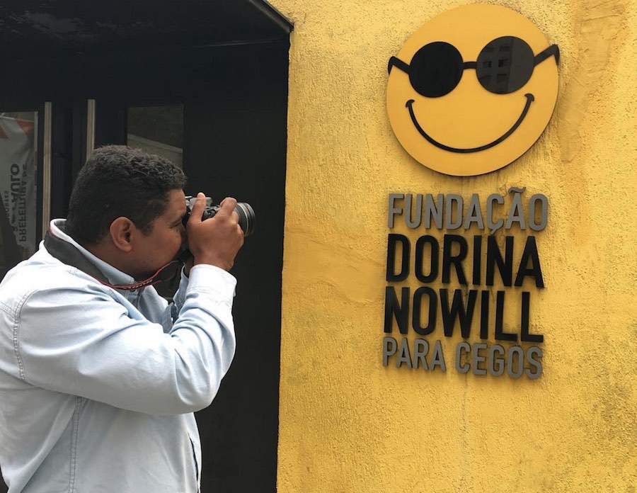 Joao Maia, fotógrafo invidente de Río 2016.