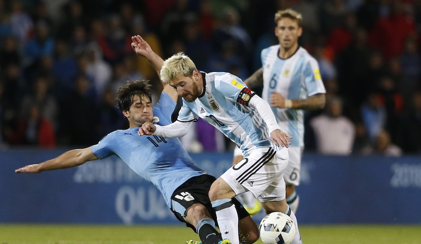 Selección de Argentina vs Selección de Uruguay en las eliminatorias de CONMEBOL