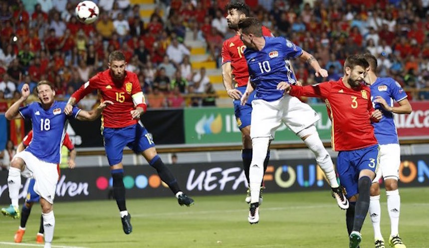 Partido España vs Liechtenstein