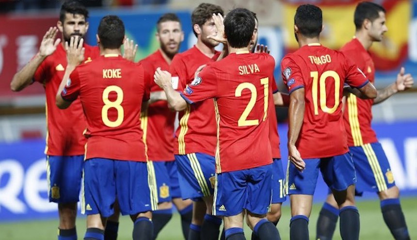 Partido España vs Liechtenstein