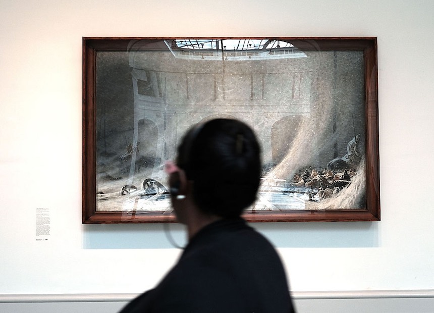 NEW YORK, NY - MAY 20: People walk through the galleries of the Brooklyn Museum, one of New York's oldest and most renown cultural institutions, on May 20, 2016 in New York City. The Brooklyn Museum has announced that they will start to offer employee buyouts as they face a $3 million deficit. The museum has an operating budget of $38.6 million and will join the Metropolitan Museum of Art and MoMA in offering the buyouts. Museums throughout the country have been struggling as they face mounting operating costs and competition for the public's attention. (Photo by Spencer Platt/Getty Images)