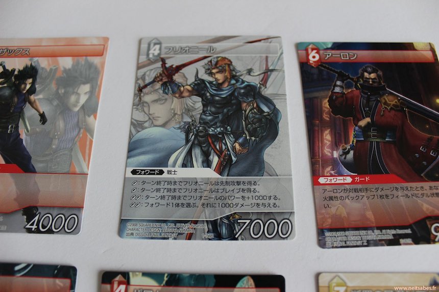 Final Fantasy Cartas Portada