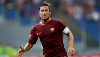 Francesco Totti con la Roma