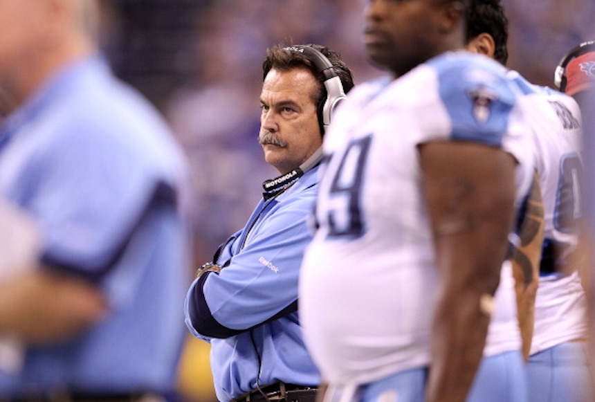 Jeff Fisher con los Titans