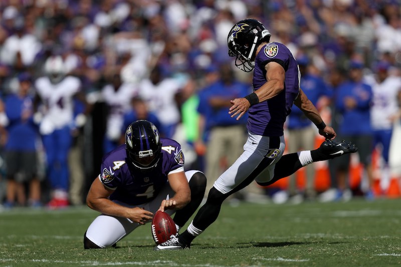 Justin Tucker Ravens patada