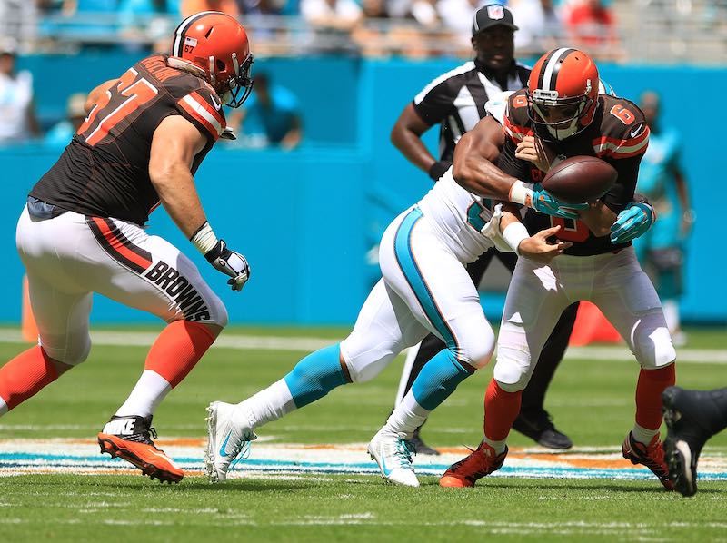 Cleveland Browns versus Miami Dolphins