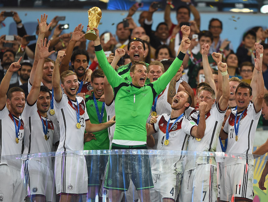 La Selecció Alemana campeona del Mundial Brasil 2014