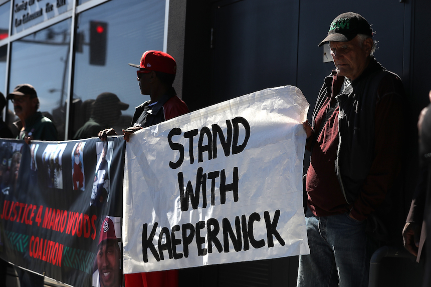 Colin Kaepernick ha impulsado diferentes protestas en los Estados Unidos