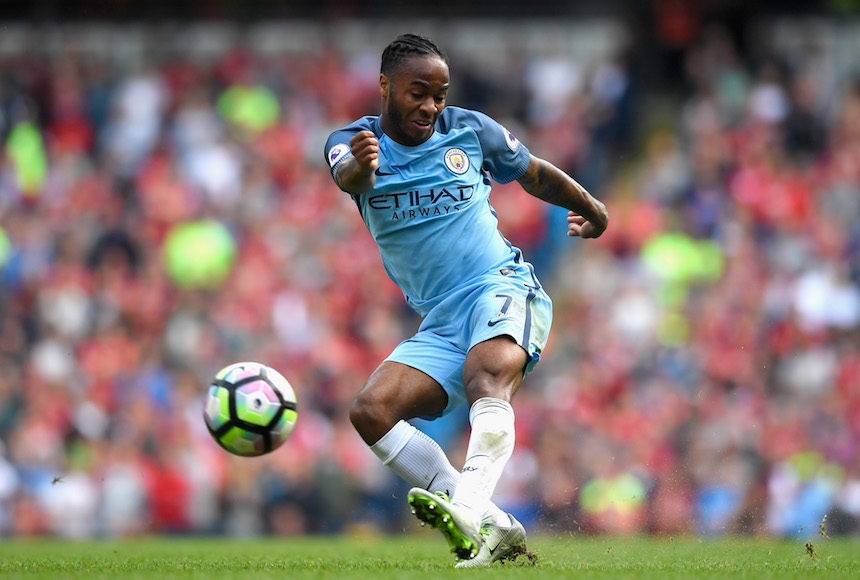 Raheem Sterling marcó el tercer gol del juego 