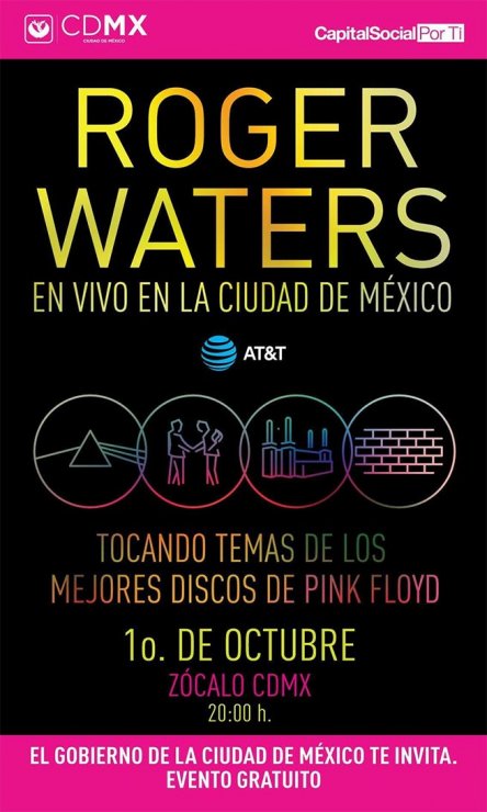 Roger Waters en el Zócalo