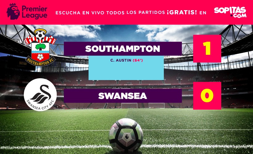 Southampton se llevó el triunfo 1-0 sobre el Swansea 