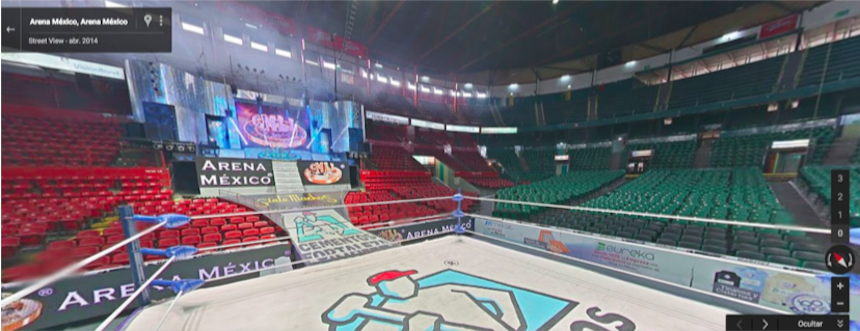 Arena México vista desde Street View