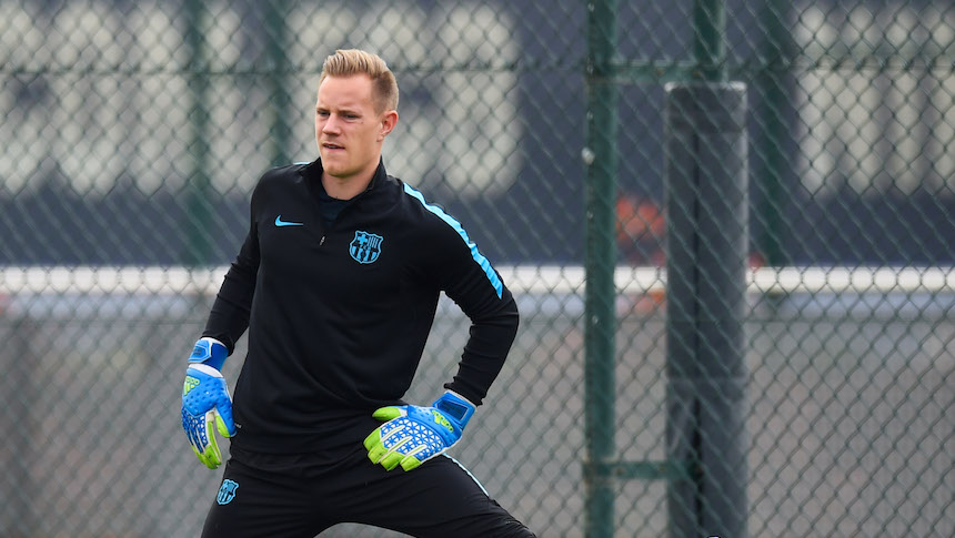 Ter Stegen se volvió a lesionar y no podrá jugar con el Barcelona