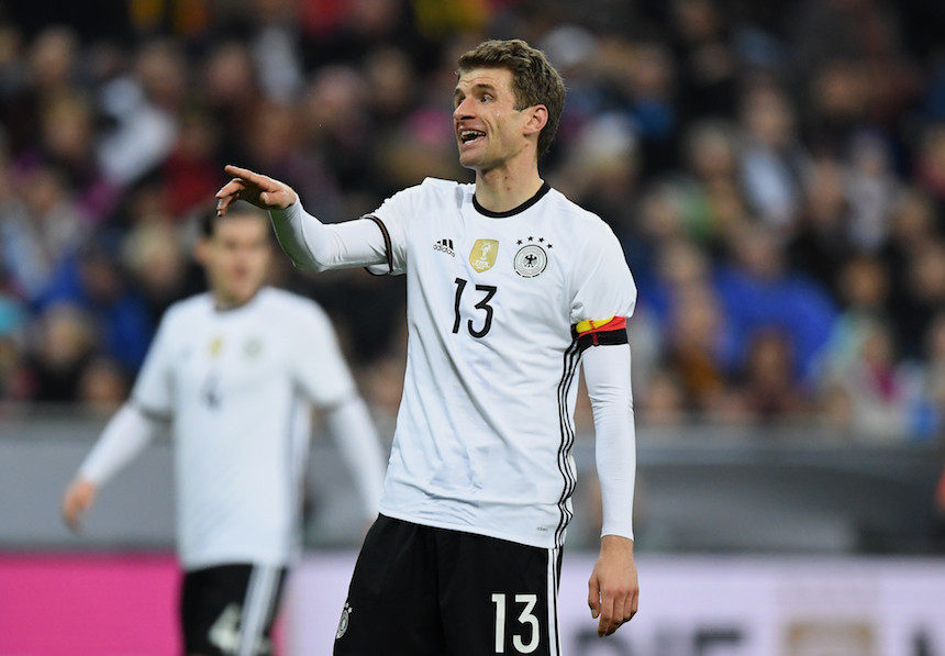 Thomas Muller como capitán de la Selección Alemana